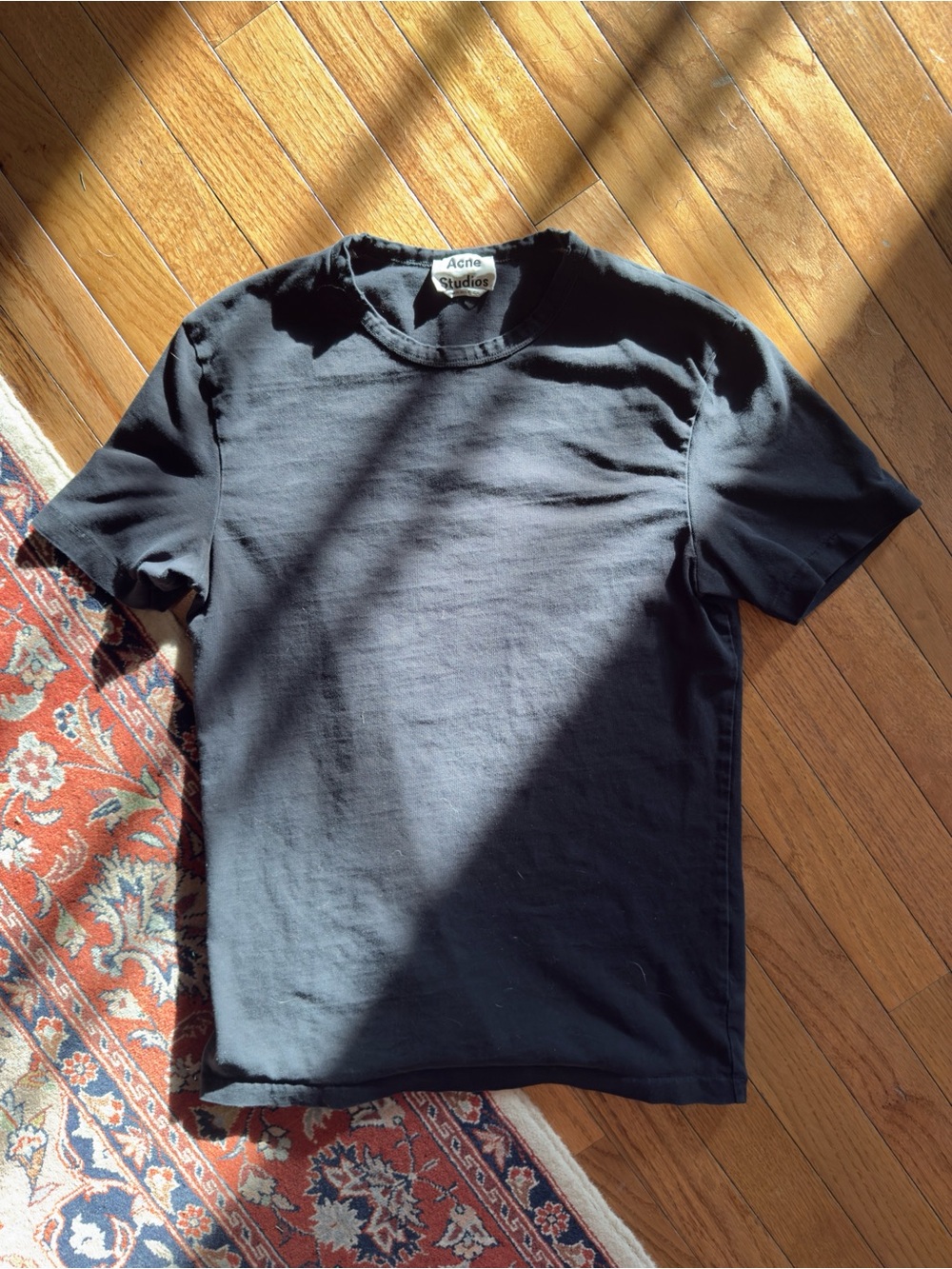 2010’s Acne Studios Eddy Black Crewneck T-Shirt | Size Extra Small